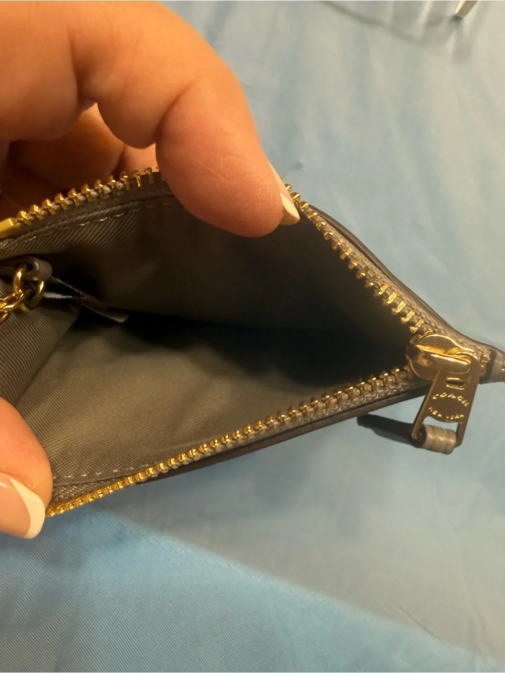 Coach compact leather